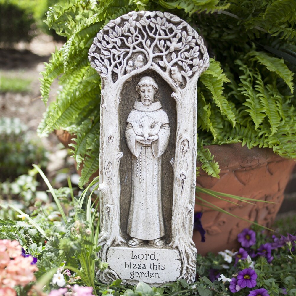 7585 St Francis Garden Plaque